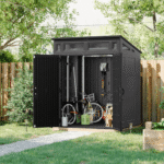 6-ft x 5-ft Resin Shed Lean-to Resin Storage Shed (Floor Included) - Image 3
