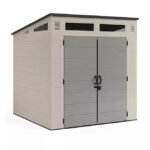 7′ x 7′ Modernist Resin Outdoor Storage Shed
