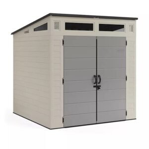 7′ x 7′ Modernist Resin Outdoor Storage Shed