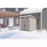 7′ x 7′ Modernist Resin Outdoor Storage Shed - Image 2
