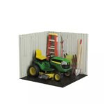 7′ x 7′ Modernist Resin Outdoor Storage Shed - Image 5