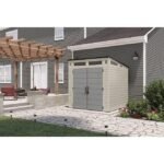 7′ x 7′ Modernist Resin Outdoor Storage Shed - Image 9
