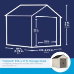 Tremont 547 cu. ft. Storage Shed BMS8100 - Image 9