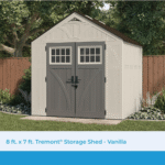Tremont 8 ft. W x 7 ft. D Resin Storage Shed BMS8700 - Image 2