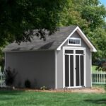 Tribeca 10 ft. W x 12 ft. D Wood Storage Shed With Floor - Image 8