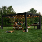 Trenton 4.9m x 3.7m Modern Steel Pergola - Image 2