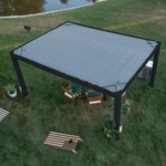 Trenton 4.9m x 3.7m Modern Steel Pergola - Image 5