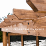 Verona Cedar Cabana Pergola - Image 5