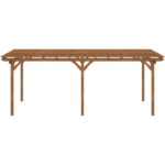 12′ x 20′ DIY Deck Outdoor Wood Pergola - Image 8