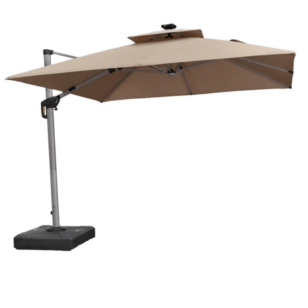 iben-product-305-image-1.png Double Top Deluxe Solar Powered LED Square Patio Umbrella - Image 1
