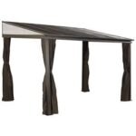 10 x 12 ft. Portland No.53 Wall Gazebo Steel Roof