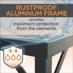10 x 12 ft. Portland No.53 Wall Gazebo Steel Roof - Image 6