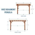 14×12 Beaumont Pergola - Image 9