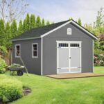 Scarsdale 12×16 Do-it-Yourself Wooden Storage Shed with Floor - Image 2