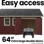 Scarsdale 12×16 Do-it-Yourself Wooden Storage Shed with Floor - Image 6