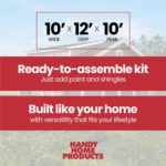 Windemere 10×12 Storage Shed - Image 3