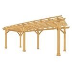 10 x 22 Meridian Pergola - Image 17