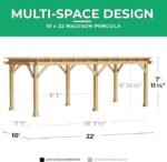 10 x 22 Meridian Pergola - Image 3