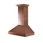 ZLINE 30 in Wall Mount Range Hood Copper with Crown Molding 8667C-30 - Image 2