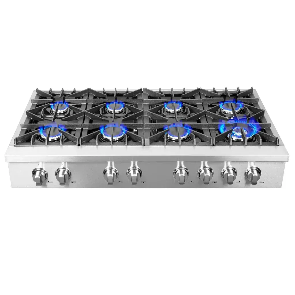 imageye___-_imgi_257_ck2a.webp Forno Lseo 48-Inch 8-Burner Gas Rangetop with Griddle, Stainless Steel (FCTGS5737-48) - Image 1