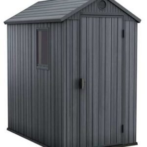 Keter Darwin 4x6 Storage Shed - Graphite