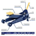 Hein-Werner 2-Ton Heavy-Duty Service Jack - Image 4