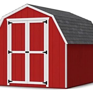 Little Cottage Co. 8x10 Value Gambrel Barn Kit w/ 4' Sidewall