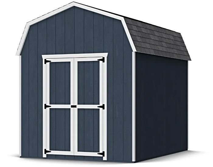 Little Cottage Co. 8x10 Value Gambrel Barn Kit w/ 6' Sidewall