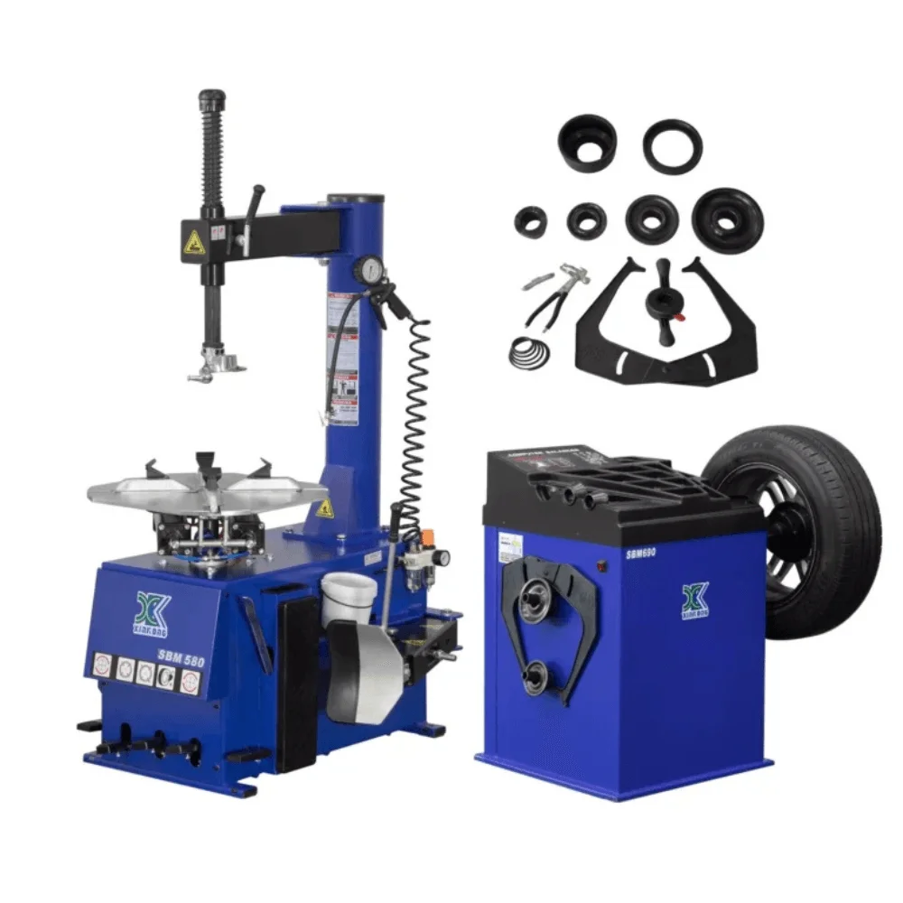 ltm-product-164-image-1.webp 2.0 HP Tire Changer And Wheel Balancer Machine Combo 580 & 690 - Image 1