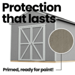 Astoria 12 ft. x 12 ft. Outdoor Wood Storage Shed - Image 5
