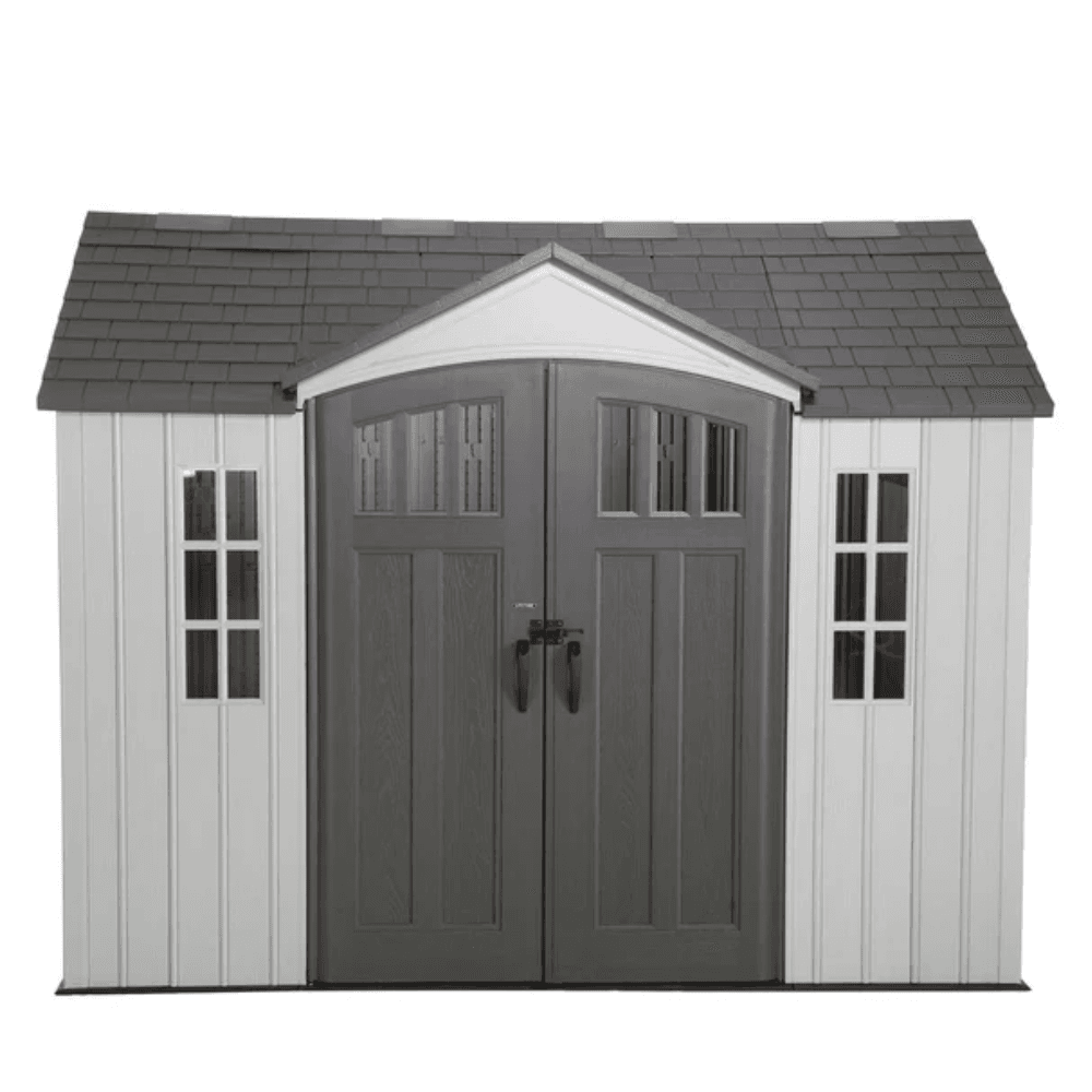 ltm-product-245-image-1.png Lifetime 10′ x 8′ Outdoor Storage Shed, Gray - Image 1