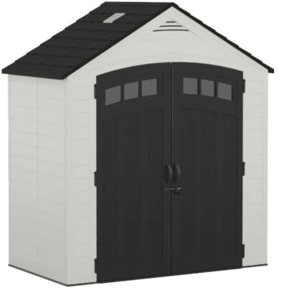 ltm-product-277-image-1.png Suncast Vista 7 ft. x 4 ft. Resin Standard Modern Storage Shed with Floor Kit - Image 1