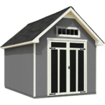 Tribeca 10 ft. W x 12 ft. D Wood Storage Shed With Floor