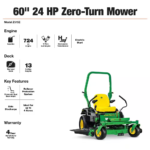 Z515E 60 In. 24 HP V-Twin ELS Gas Dual Hydrostatic Zero-Turn Riding Mower - Image 11