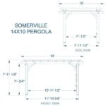 14×10 Somerville Pergola – Barnwood Stain - Image 4