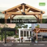 Arlington 12′ X 12′ Solid Wood Patio Gazebo - Image 3
