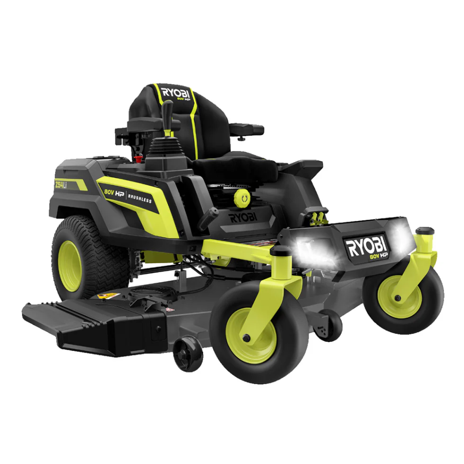 ltm-product-91-image-1.png RYOBI 80V HP Brushless 54 in. Battery Electric Cordless Zero Turn Mower & Mulch Kit - Image 1