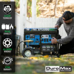 XP13000HXT Tri-Fuel Generator  13,000W Electric Start, Runs on Gas, Propane or Natural Gas, Built-In CO Alert - Image 2