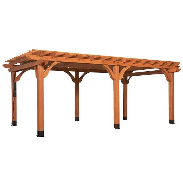 moblim-product-60-image-1.png Backyard Discovery 20′ x 12′ Beaumont Pergola – Premium Cedar Wood, Sturdy & Elegant Design - Image 1