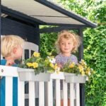 KidKraft Cozy Escape Outdoor Play Tower, Tube Slide, Wooden Climbing Frame - Image 5