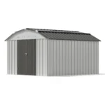 Patiowell 10x12 Barn Style Metal Shed with Gambrel Roof