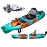 10ft Radar Modular Pedal Drive Fishing Kayak with Trolling Motor Bundle